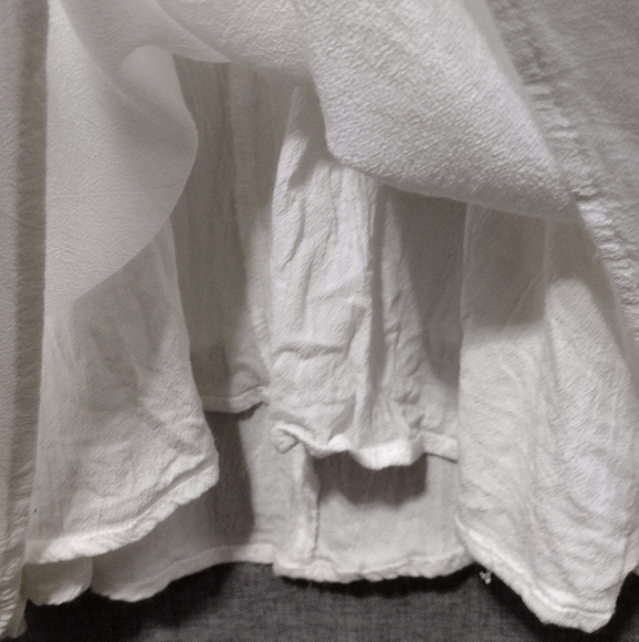 Lulus Days of Sunlight Embroidered Maxi Dress Women's S White Boho Retro Coastal - Picture 9 of 13